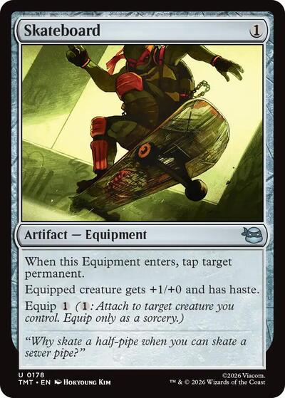 Skateboard (TMT) #178 Uncommon Teenage Mutant Ninja Turtles Magic: 2026
