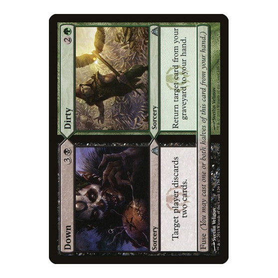 Down Dirty (DGM) #126 Uncommon (Lightly Played) Dragon's Maze Magic: The Gathering: 2013
