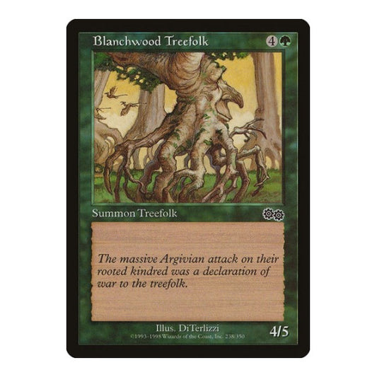Blanchwood Treefolk (USG) #238 Common Urza's Saga Magic: The Gathering: 1998