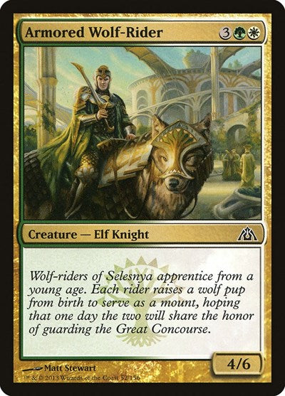 Armored Wolf Rider (DGM) #52 Common (Lightly Played) Dragon's Maze Magic: The Gathering: 2013