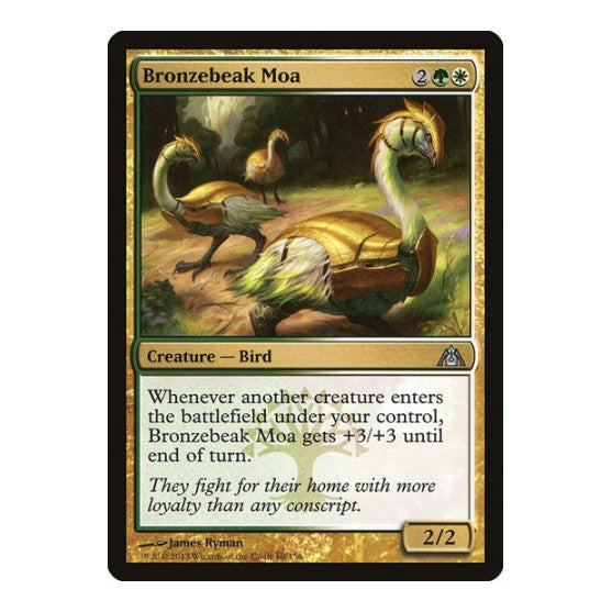 Bronzebeak Moa (DGM) #60 Uncommon (Lightly Played) Dragon's Maze Magic: The Gathering: 2013