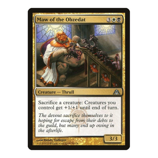 Maw of the Obzedat (DGM) #83 Uncommon (Lightly Played) Dragon's Maze Magic: The Gathering: 2013