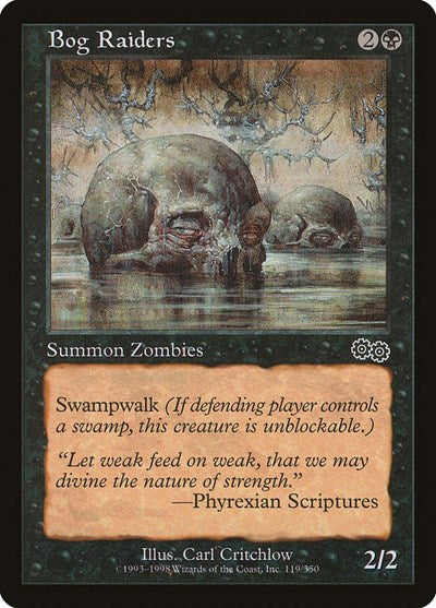 Bog Raiders (USG) #119 Common (Lightly Played) Urza's Saga Magic: The Gathering: 1998