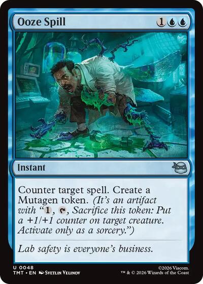Ooze Spill (TMT) #48 Uncommon (Lightly Played) Teenage Mutant Ninja Turtles Magic: The Gathering: 2026
