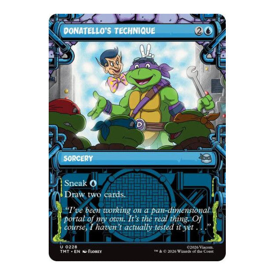 Donatello's Technique (Showcase) (TMT) #228 Uncommon Teenage Mutant Ninja Turtles Magic: The Gathering: 2026