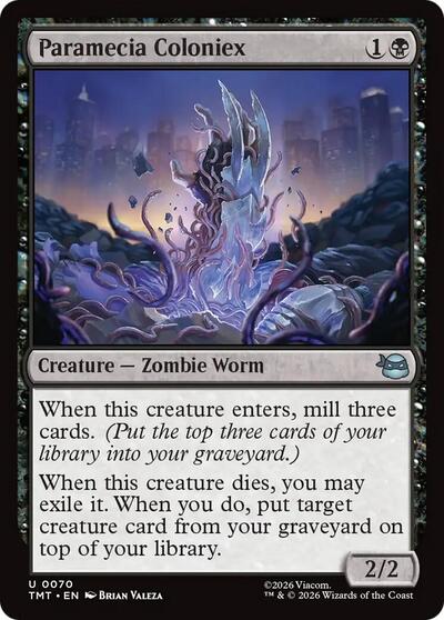 Paramecia Coloniex (TMT) #70 Uncommon (Lightly Played) Teenage Mutant Ninja Turtles Magic: The Gathering: 2026
