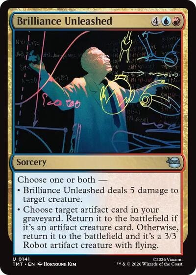 Brilliance Unleashed (TMT) #141 Uncommon (Lightly Played) Teenage Mutant Ninja Turtles Magic: The Gathering: 2026