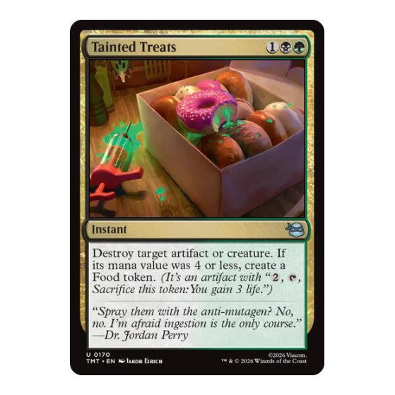 Tainted Treats (TMT) #170 Uncommon (Lightly Played) Teenage Mutant Ninja Turtles Magic: The Gathering: 2026