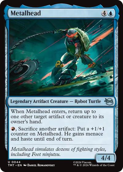 2026 Magic: Teenage Mutant Ninja Turtles (TMT) - Metalhead (#44, Uncommon)