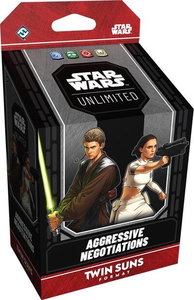 Twin Suns - Aggressive Negotiations Deck (TS26) None (Unopened) Twin Suns Star Wars: Unlimited: 2026