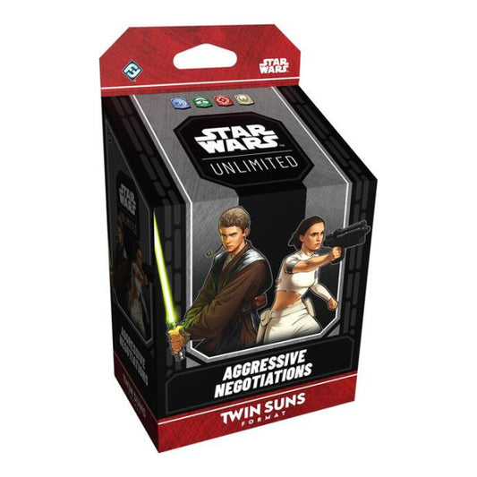 Twin Suns - Aggressive Negotiations Deck (TS26) None (Unopened) Twin Suns Star Wars: Unlimited: 2026