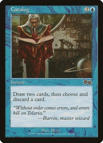 Catalog (USG) #64 Common (Lightly Played) Urza's Saga Magic: The Gathering: 1998