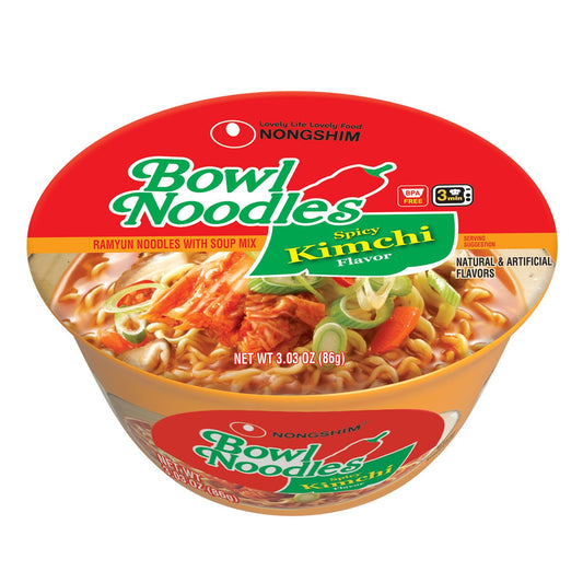 Nongshim Bowl Noodles - Spicy Kimchi