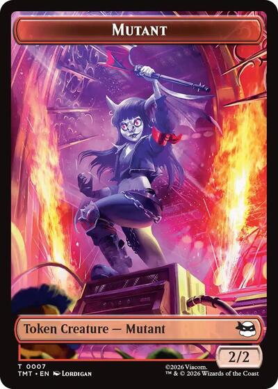 Mutant Mutagen Double Sided Token (TMT) #7 // 9 T (Near Mint) Teenage Mutant Ninja Turtles Magic: The Gathering: 2026