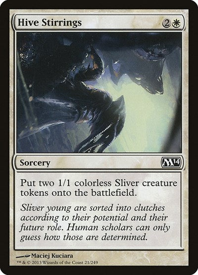 Hive Stirrings (M14) #21 Common (Lightly Played) Magic 2014 (M14) Magic: 2013
