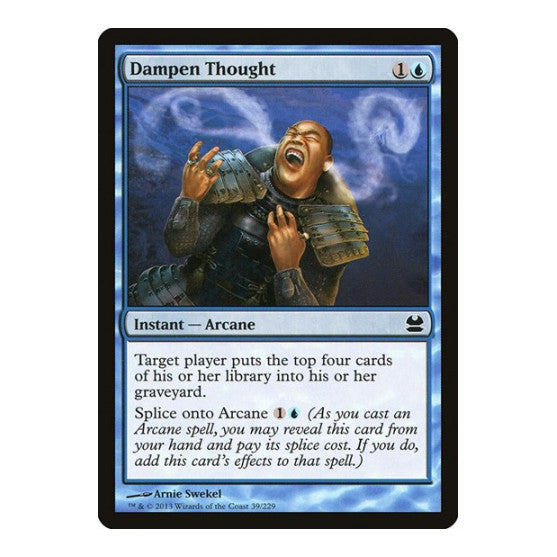 Dampen Thought (MMA) #39 Common (Lightly Played) Modern Masters Magic: The Gathering: 2013