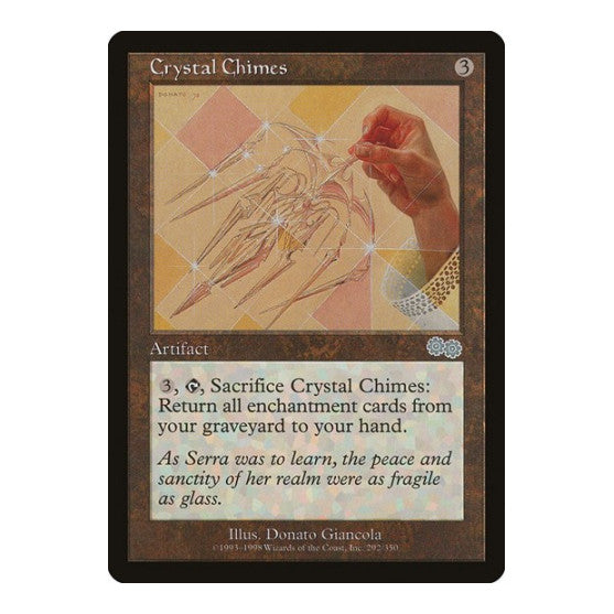 Crystal Chimes (USG) #292 Uncommon (Moderately Played) Urza's Saga Magic: The Gathering: 1998