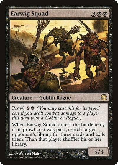 Earwig Squad (MMA) #82 Rare (Lightly Played) Modern Masters Magic: The Gathering: 2013