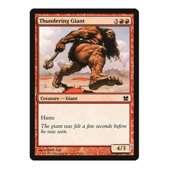 Thundering Giant (MMA) #136 Common (Moderately Played) Modern Masters Magic: The Gathering: 2013