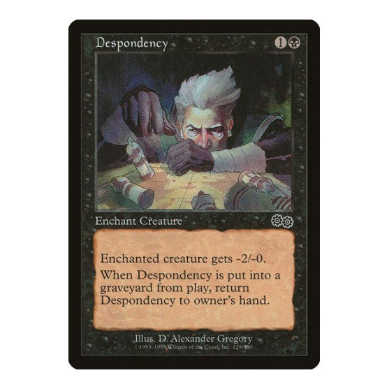 Despondency (USG) #129 Common (Moderately Played) Urza's Saga Magic: The Gathering: 1998