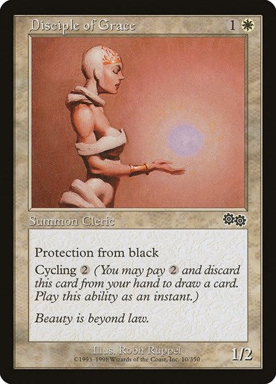 Disciple of Grace (USG) #10 Common Urza's Saga Magic: The Gathering: 1998