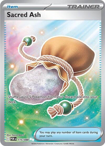 Sacred Ash (POR) #115/088 Ultra Rare (Holofoil Near Mint) ME03: Perfect Order Pokemon: 2026