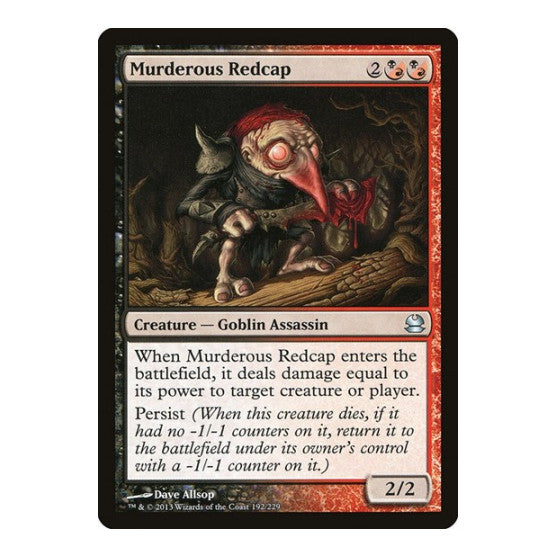 Murderous Redcap (MMA) #192 Uncommon (Lightly Played) Modern Masters Magic: The Gathering: 2013