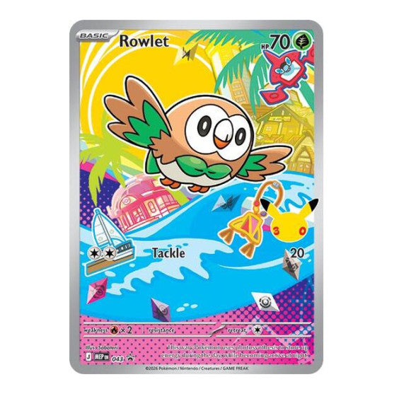 Rowlet - 043 (MEP) #043 Promo (Holofoil Near Mint) ME: Mega Evolution Promo Pokemon: 2025