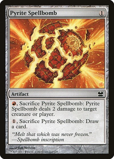 Pyrite Spellbomb (MMA) #212 Common (Lightly Played) Modern Masters Magic: 2013