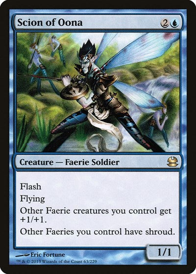 Scion of Oona (MMA) #63 Rare (Lightly Played) Modern Masters Magic: 2013