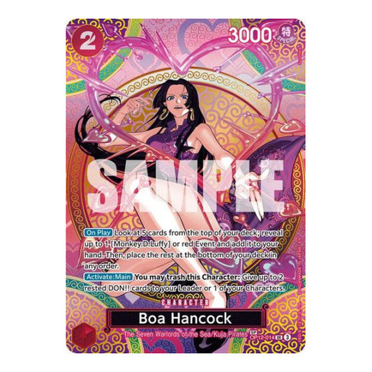 Boa Hancock (SP) (OP15-EB04) #OP12-014 Super Rare (Foil Near Mint) Adventure on Kami's Island One Piece Card Game: 2026