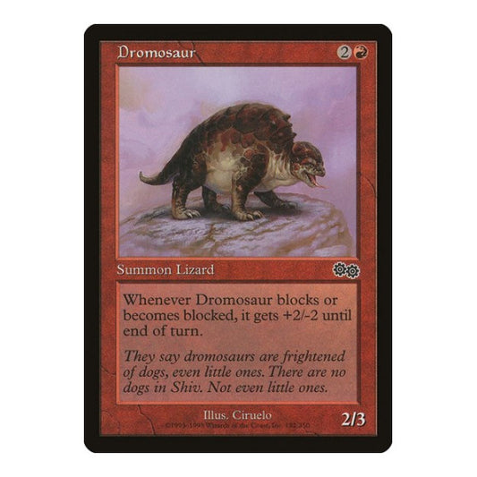 Dromosaur (USG) #182 Common (Lightly Played) Urza's Saga Magic: The Gathering: 1998