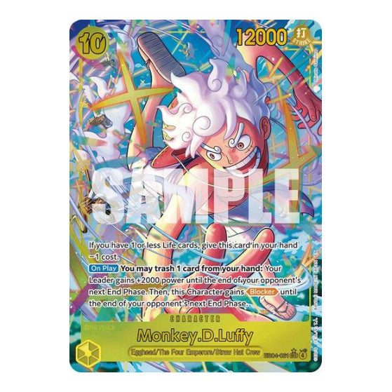 Monkey D Luffy EB04 061 Alternate Art (OP15-EB04) #EB04-061 Secret Rare (Foil Near Mint) Adventure on Kami's Island One Piece Card Game: 2026