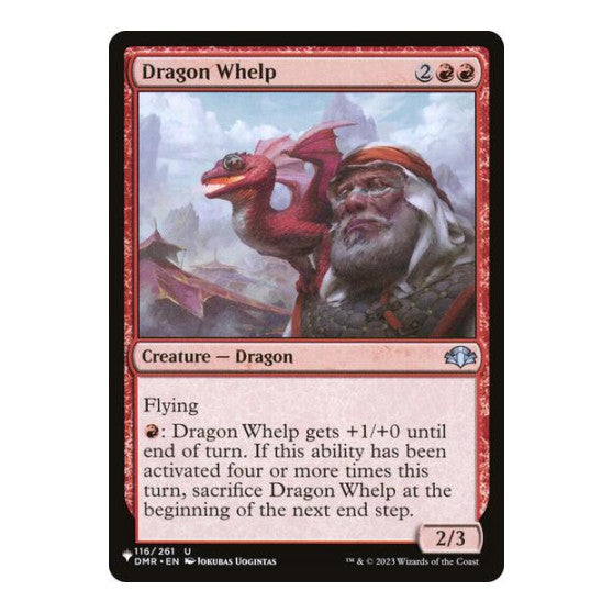 Dragon Whelp (DMR) (LIST) #120 Uncommon (Lightly Played) The List Reprints Magic: The Gathering: 2026