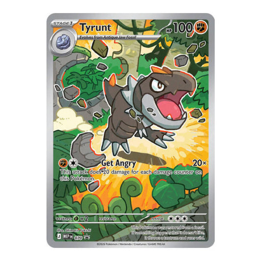 Tyrunt - 070 (MEP) #070 Promo (Holofoil Near Mint) ME: Mega Evolution Promo Pokemon: 2025