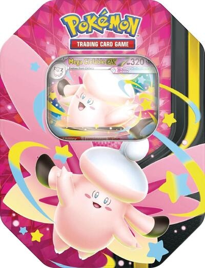 Mega Moonlit Tin [Mega Clefable ex] (MCAP) Double Rare (Unopened) Miscellaneous Cards & Products Pokemon: 2026