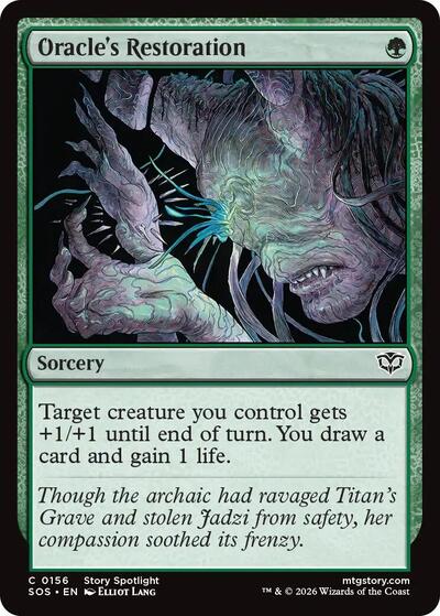 Oracles Restoration (SOS) #156 Common (Lightly Played) Secrets of Strixhaven Magic: The Gathering: 2026