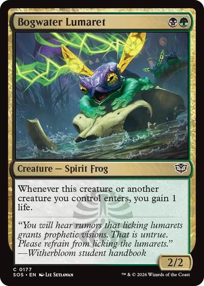Bogwater Lumaret (SOS) #177 Common (Near Mint) Secrets of Strixhaven Magic: The Gathering: 2026