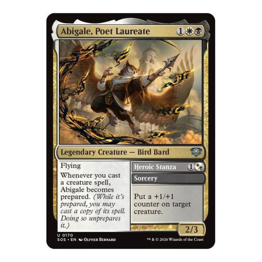 Abigale, Poet Laureate (SOS) #170 Uncommon Secrets of Strixhaven Magic: The Gathering: 2026