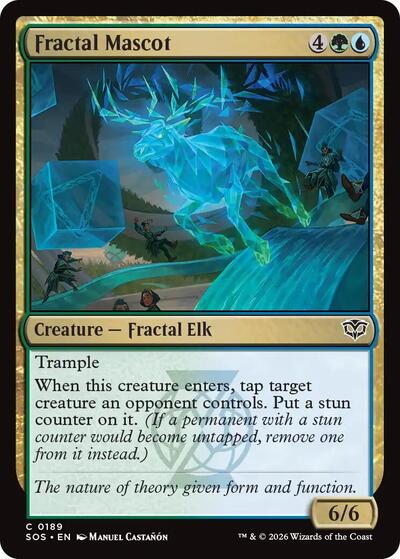 Fractal Mascot (SOS) #189 Common Secrets of Strixhaven Magic: The Gathering: 2026