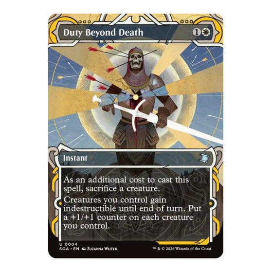 Duty Beyond Death (SOA) #4 Uncommon (Foil Lightly Played) Secrets of Strixhaven: Mystical Archive Magic: The Gathering: 2026