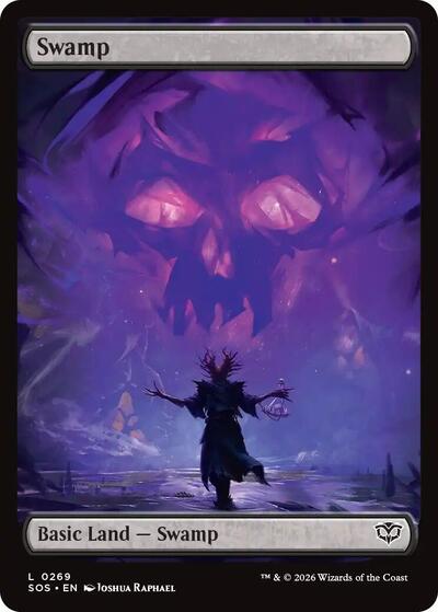 Swamp 0269 (SOS) #269 Land (Lightly Played) Secrets of Strixhaven Magic: The Gathering: 2026