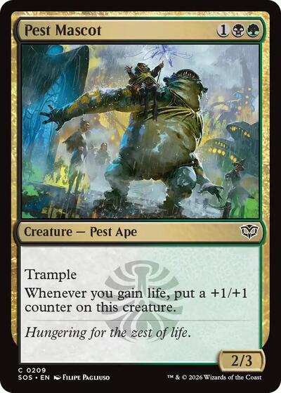 Pest Mascot (SOS) #209 Common Secrets of Strixhaven Magic: 2026