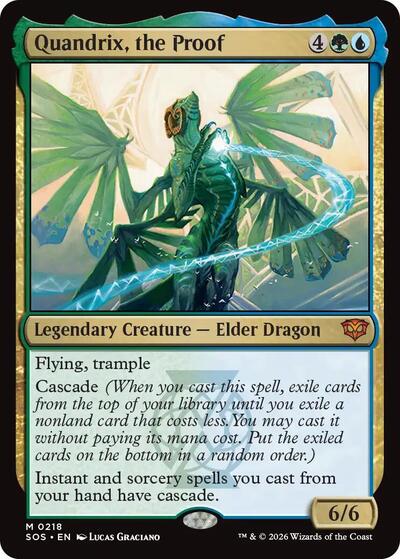 Quandrix the Proof (SOS) #218 Mythic Rare (Near Mint) Secrets of Strixhaven Magic: 2026