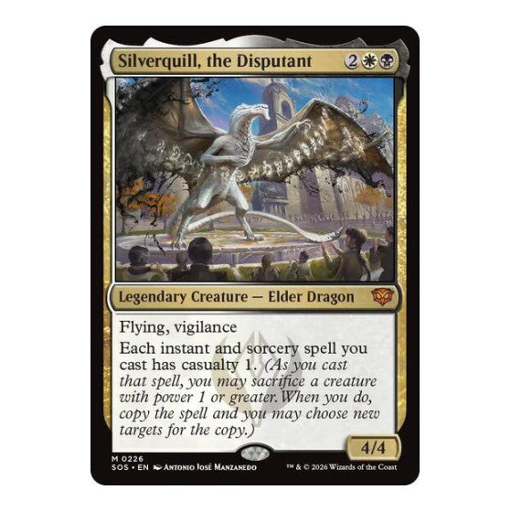 Silverquill, the Disputant (SOS) #226 Mythic Rare (Foil Near Mint) Secrets of Strixhaven Magic: The Gathering: 2026