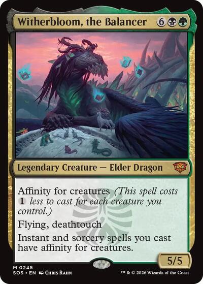 Witherbloom the Balancer (SOS) #245 Mythic Rare (Near Mint) Secrets of Strixhaven Magic: The Gathering: 2026