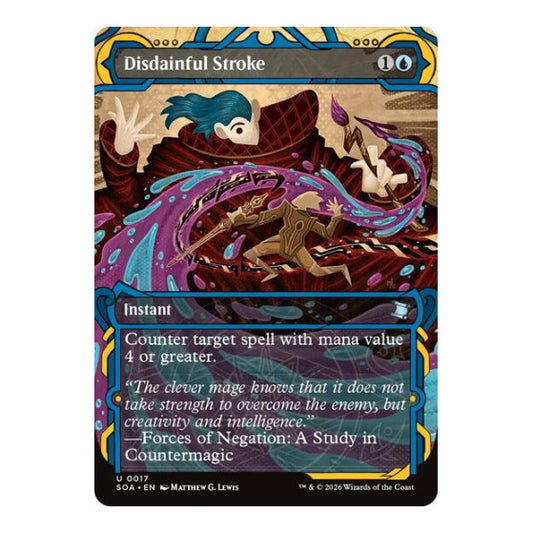 Disdainful Stroke (SOA) #17 Uncommon (Lightly Played) Secrets of Strixhaven: Mystical Archive Magic: The Gathering: 2026