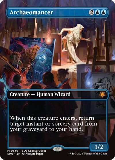 Archaeomancer Borderless (SPG) #149 Mythic Rare (Near Mint) Special Guests Magic: 2026