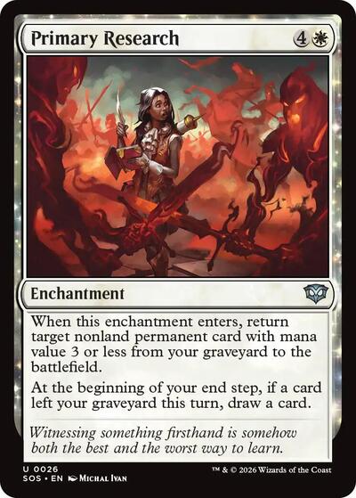Primary Research (SOS) #26 Uncommon Secrets of Strixhaven Magic: 2026