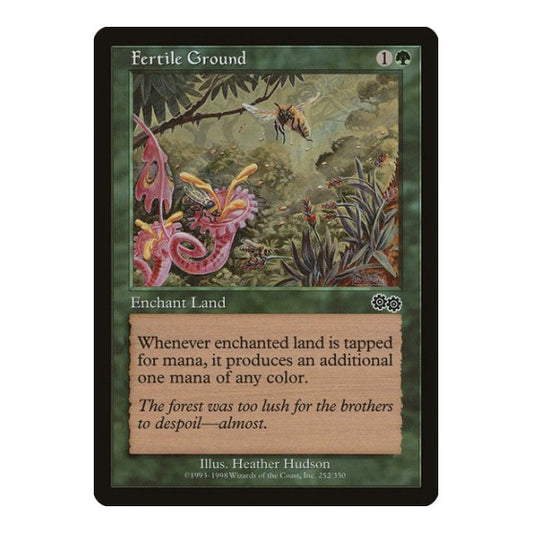 Fertile Ground (USG) #252 Common (Lightly Played) Urza's Saga Magic: The Gathering: 1998